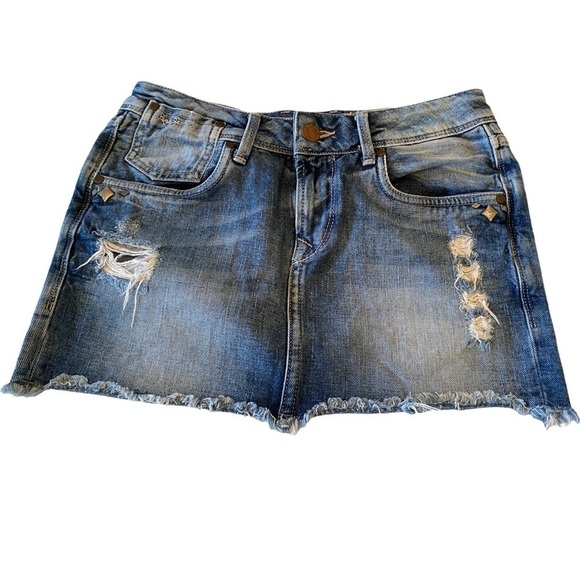 Vintage Pepe Jeans Denim Studded Micromini - Picture 1 of 5